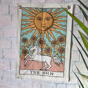 Urban Outfitters The Sun tarot card tapestry